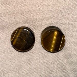 Tiger's Eye 3/4 inch Plugs